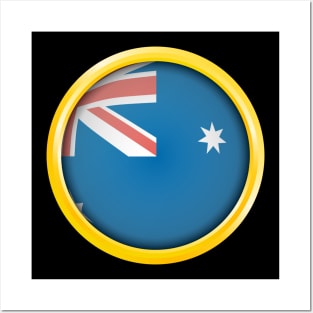 Country Flag of Australia Posters and Art